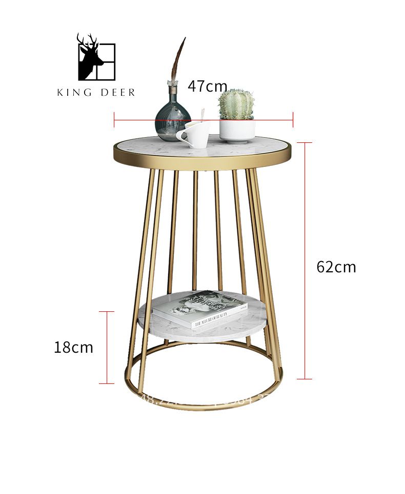 bàn góc sofa 2 tầng BGKD-010