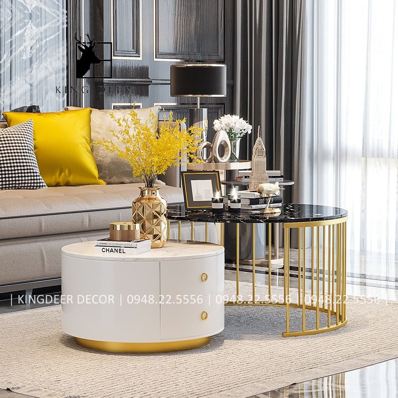Bàn trà cặp tròn Kingdeer
