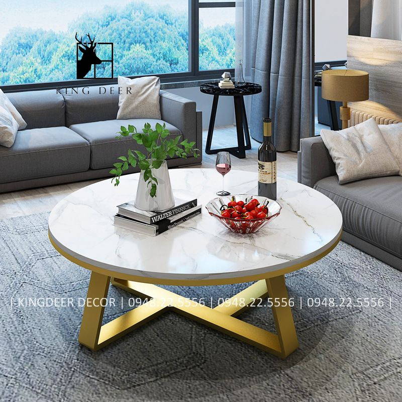 BTKD_0064 Bàn trà cặp tròn