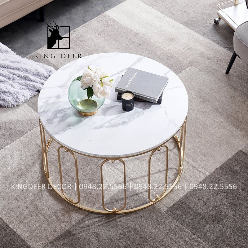 bàn trà hình tròn