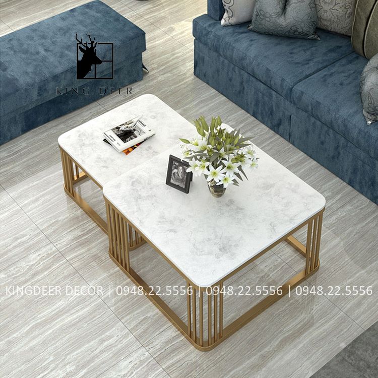 bàn sofa cặp vuông