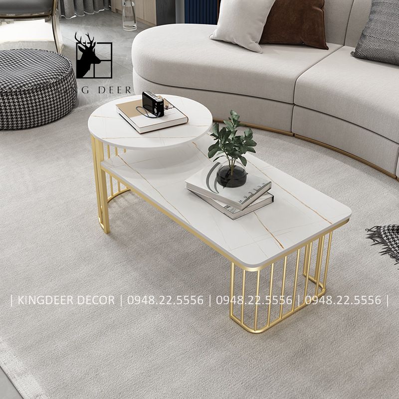 BTKD_0242 Bàn sofa 2 tầng hiện đại