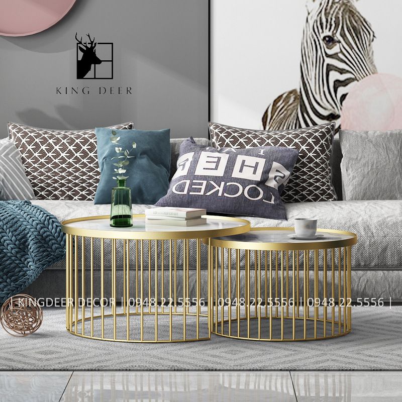 BTKD_0351 bàn trà đôi, mặt đá, chân đa nan