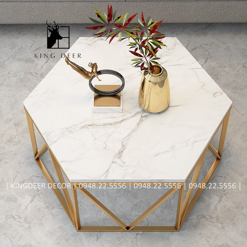 bàn trà lục giác