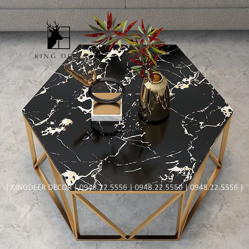 bàn trà lục giác