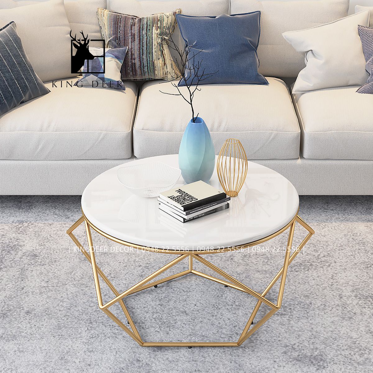 Bàn diamond mặt tròn