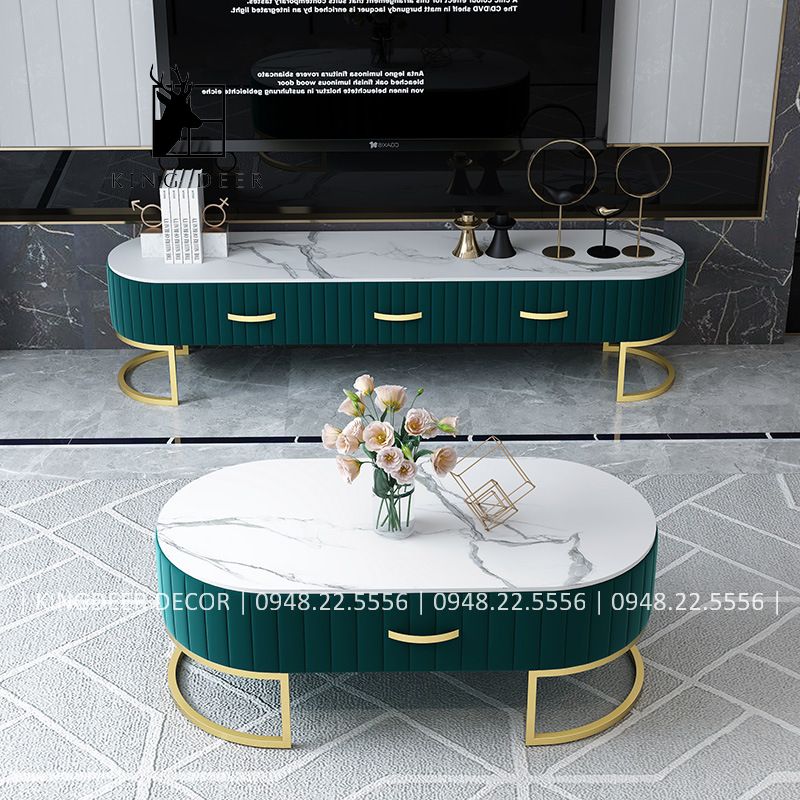 Hoàn hảo để đặt một khay đồ uống, một cuốn tạp chí thú vị hoặc một lọ hoa bắt mắt, chiếc bàn sofa Lauren bầu dục bằng đá này là một sự bổ sung tuyệt đẹp cho phòng khách của bạn