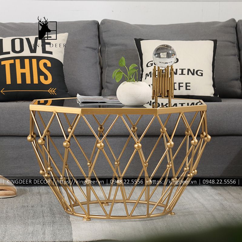 Bàn trà diamond có quả