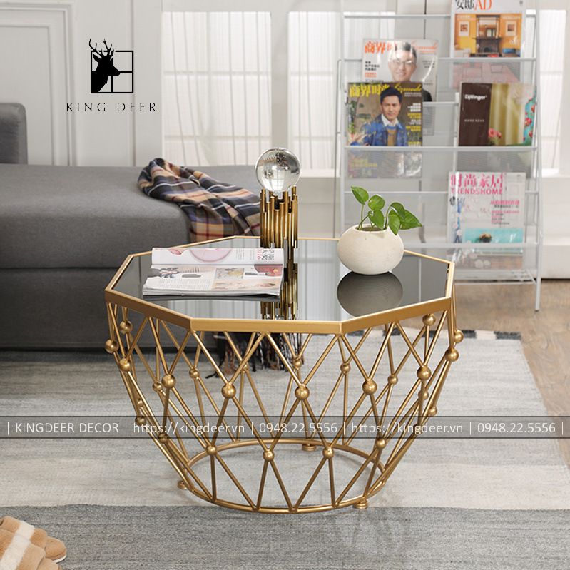 BTKD_0607 Bàn trà diamond có quả