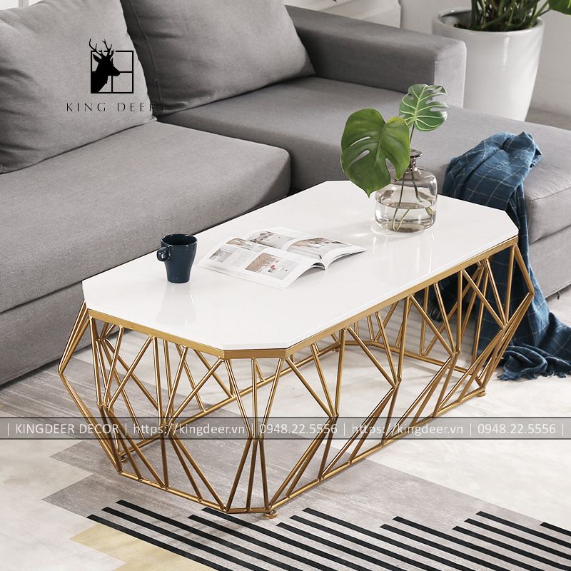 bàn sofa kim cương