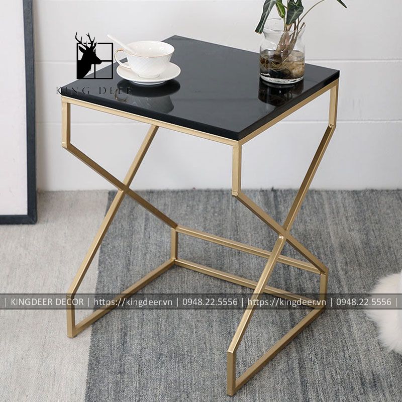 Desktop1 bàn góc sofa chân X BGKD-006