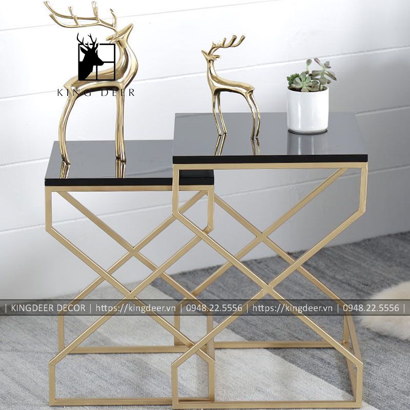 Desktop2 bàn góc sofa chân X BGKD-006