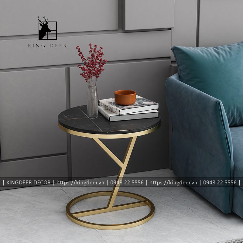 Bàn góc sofa chân chữ Y