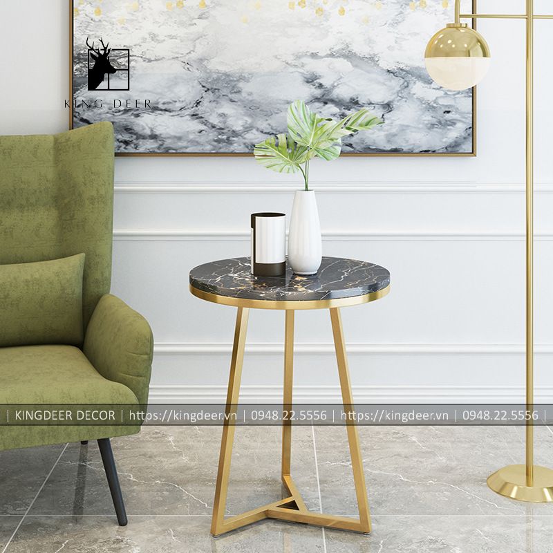 bàn góc sofa trang trí 2021, BGKD-020