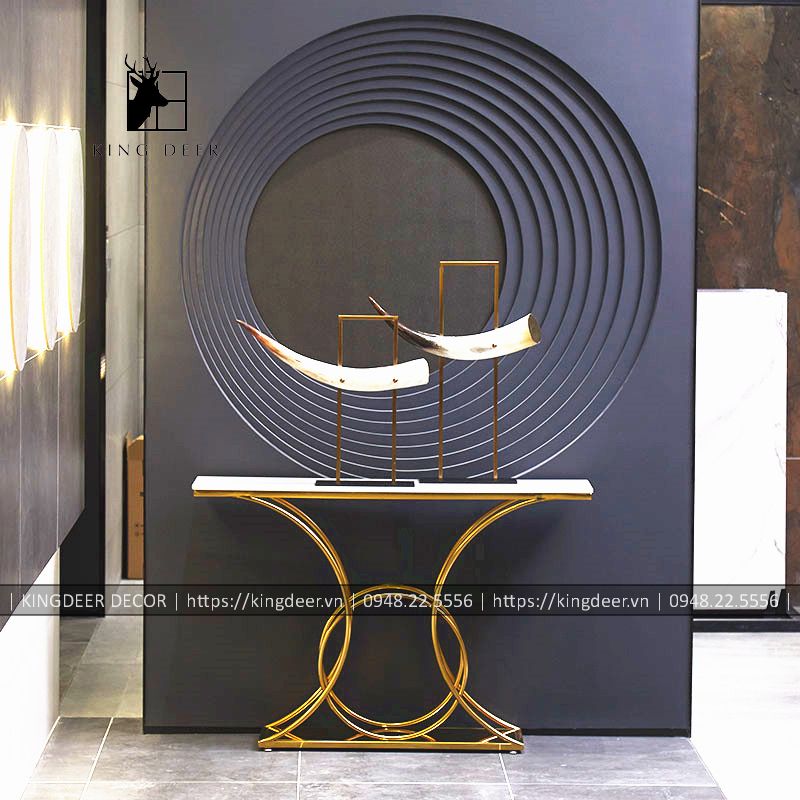 Bàn console mặt đá