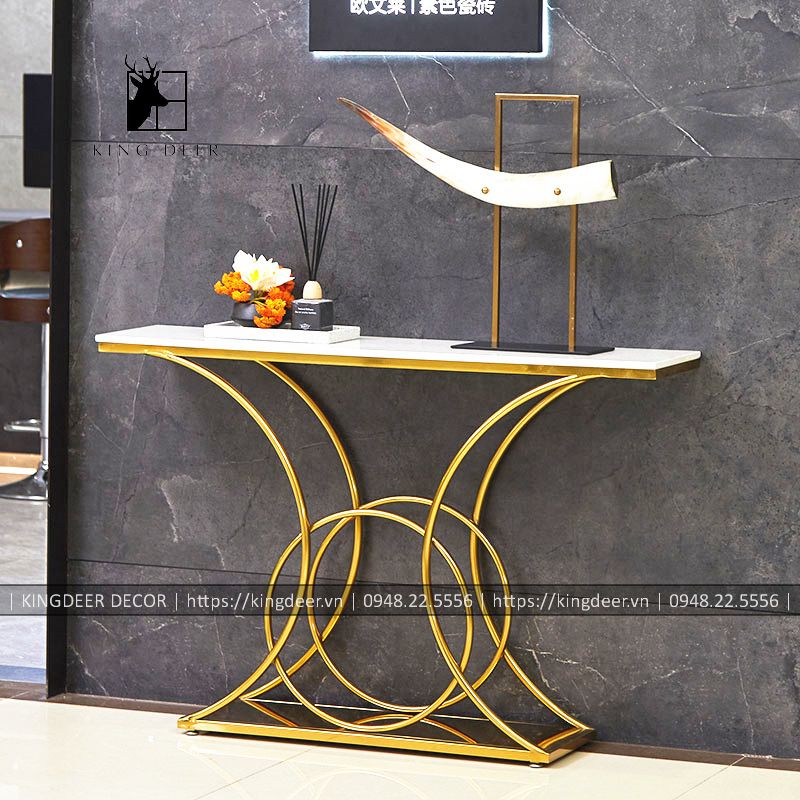 KD_CT_0014 Bàn console mặt đá