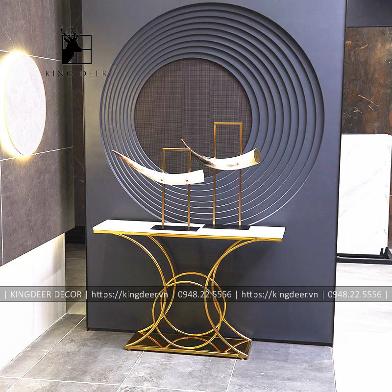 KD_CT_0015 Bàn console mặt đá