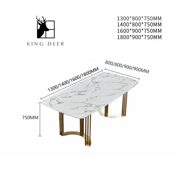 Bàn ăn Melanie Inox 304 mạ PVD, BAKD-001