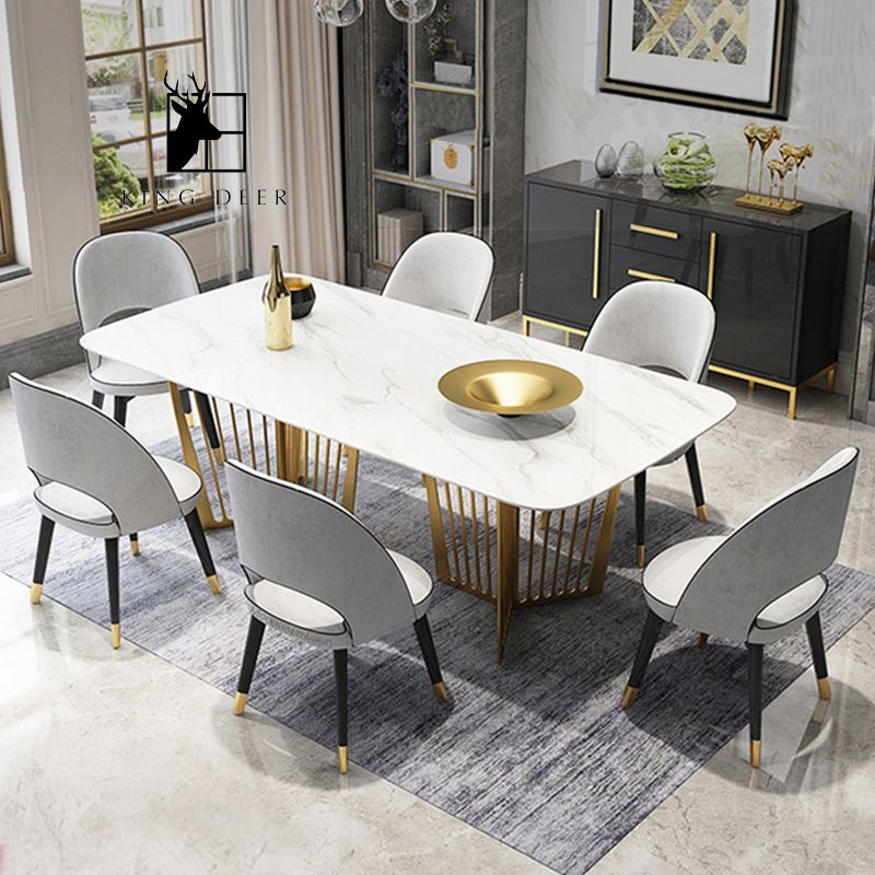 Bàn ăn Pearl phong cách Bắc Âu, BAKD-004