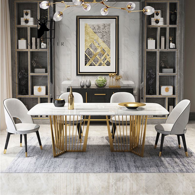 Bàn ăn Pearl phong cách Bắc Âu, BAKD-004