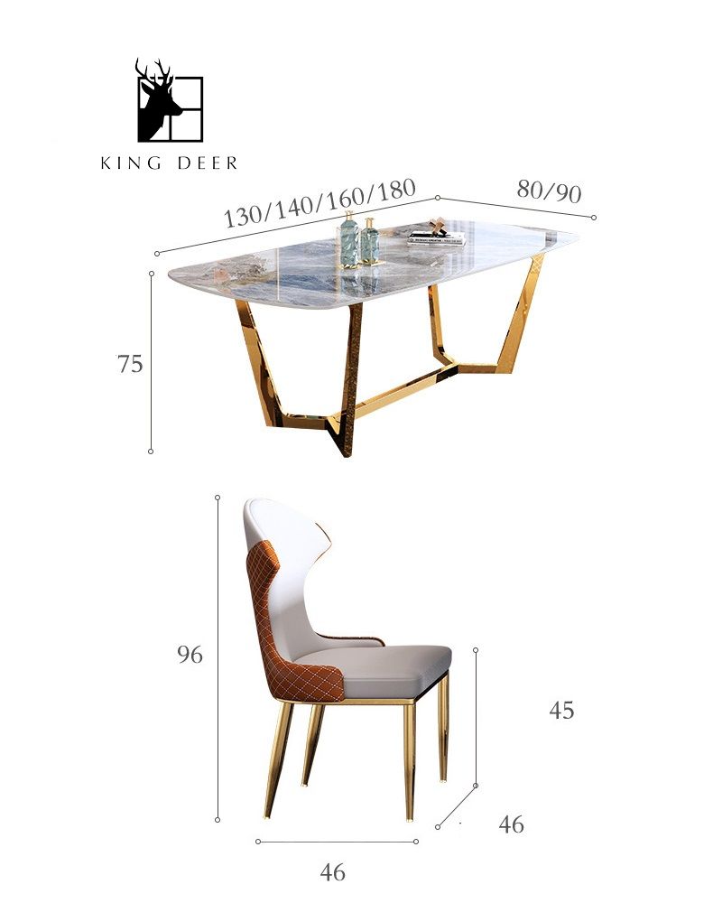 Bàn ăn Beatrix phong cách Bắc Âu, BAKD-016