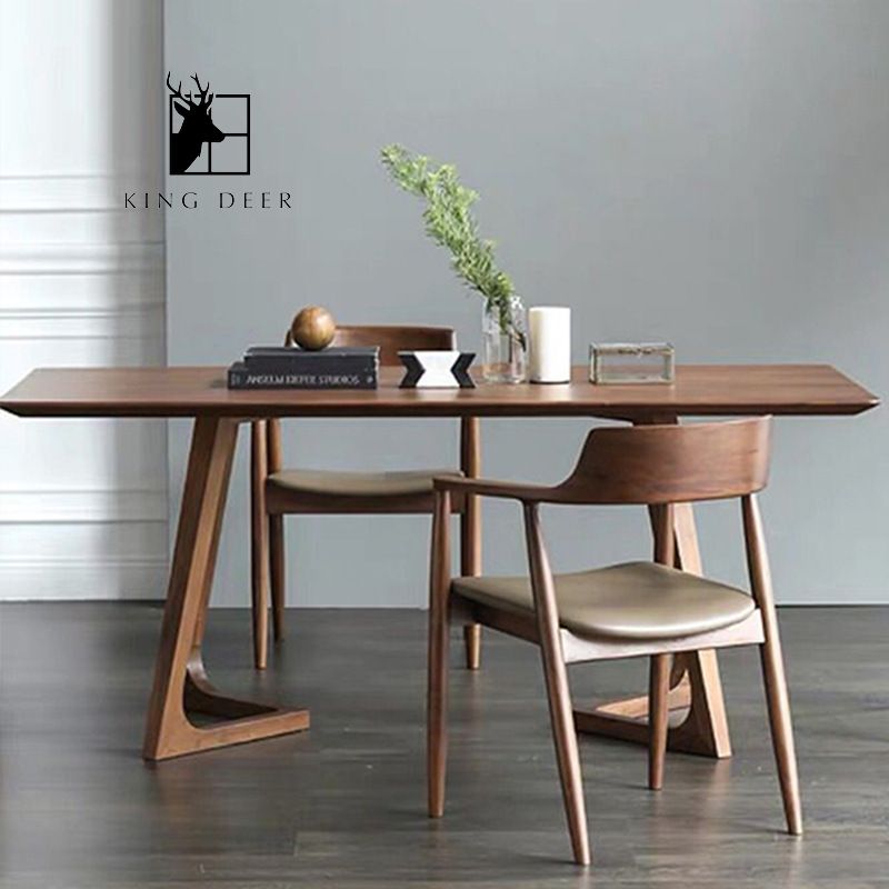 BAKD-0223_1 Bàn ăn Valerie chân gỗ phong cách hiện đại, BAKD-022