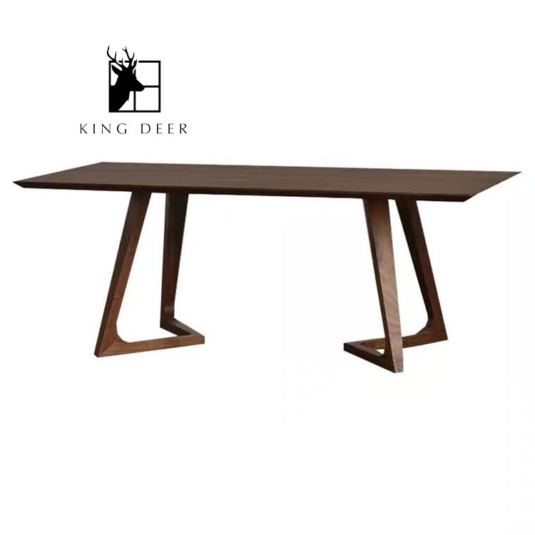 BAKD-0225_1 Bàn ăn Valerie chân gỗ phong cách hiện đại, BAKD-022