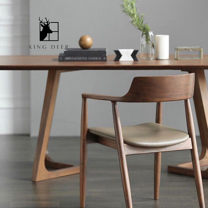 BAKD-0226_1 Bàn ăn Valerie chân gỗ phong cách hiện đại, BAKD-022