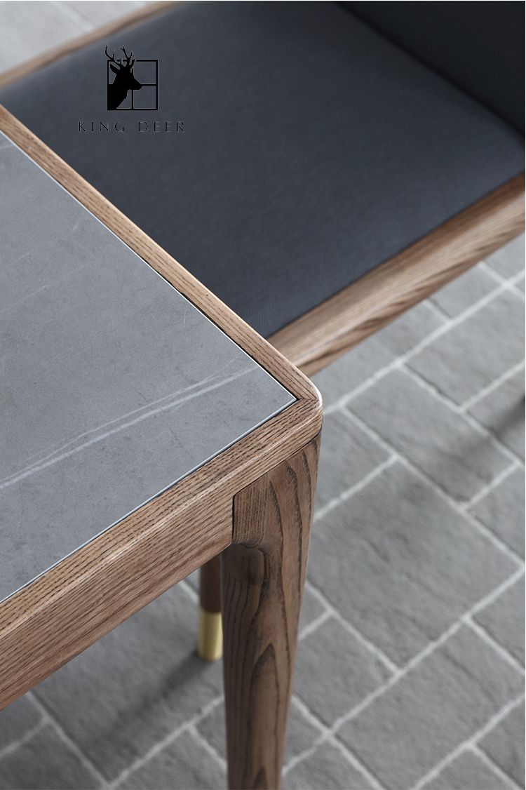 Bàn ăn gỗ king Deer