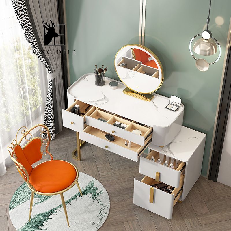 BTD-0082 Bàn trang điểm Latifah gương LED, BTD-008