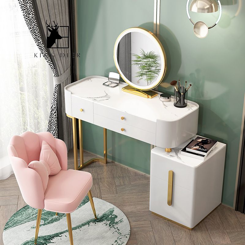 BTD-0086 Bàn trang điểm Latifah gương LED, BTD-008