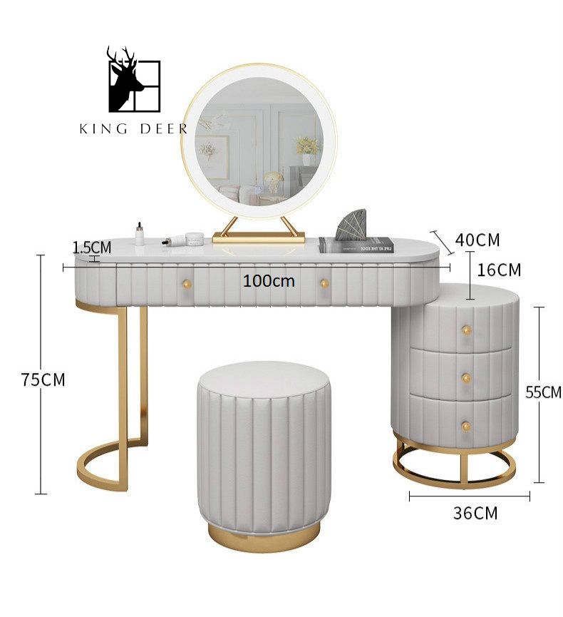 Bàn trang điểm Anthea phong cách hiện đại, BTD-009