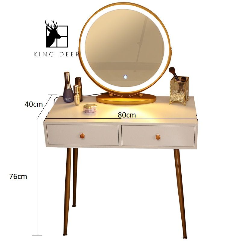 Bàn trang điểm Iris cho phòng nhỏ, BTD-014