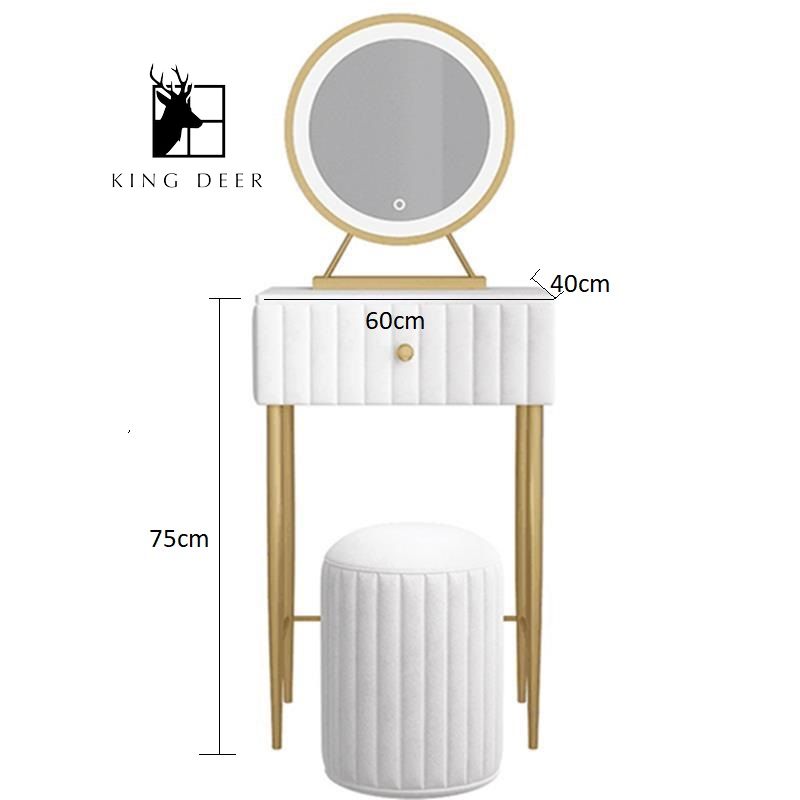 Bàn trang điểm Agatha cho phòng nhỏ, BTD-015