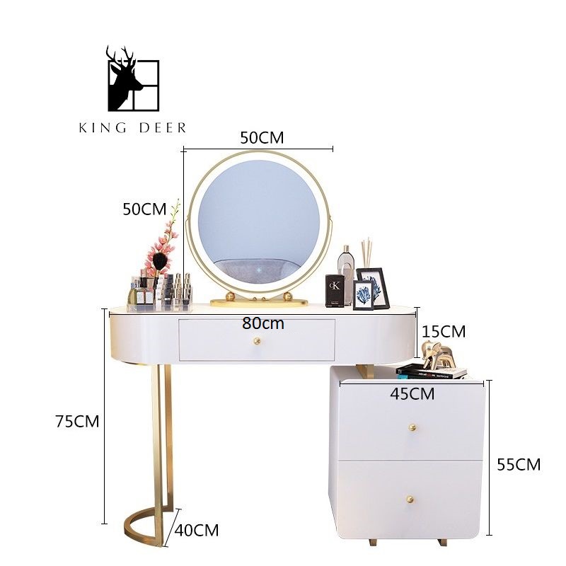 Bàn trang điểm Guinevere phong cách hiện đại, BTD-018