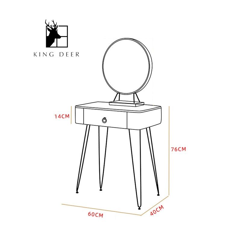 Bàn trang điểm Xenia phong cách hiện đại, BTD-021