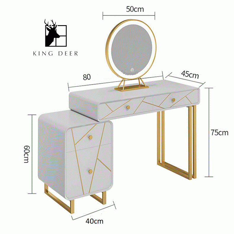 Bàn trang điểm Cosima phong cách hiện đại, BTD-022