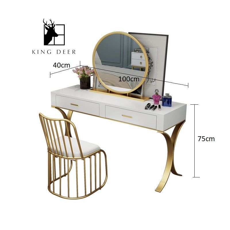 Bàn trang điểm Agnes phong cách hiện đại, BTD-026