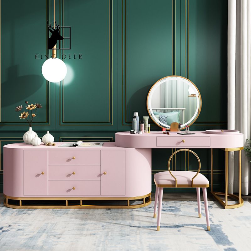 Bàn trang điểm Bianca gương LED, BTD-028