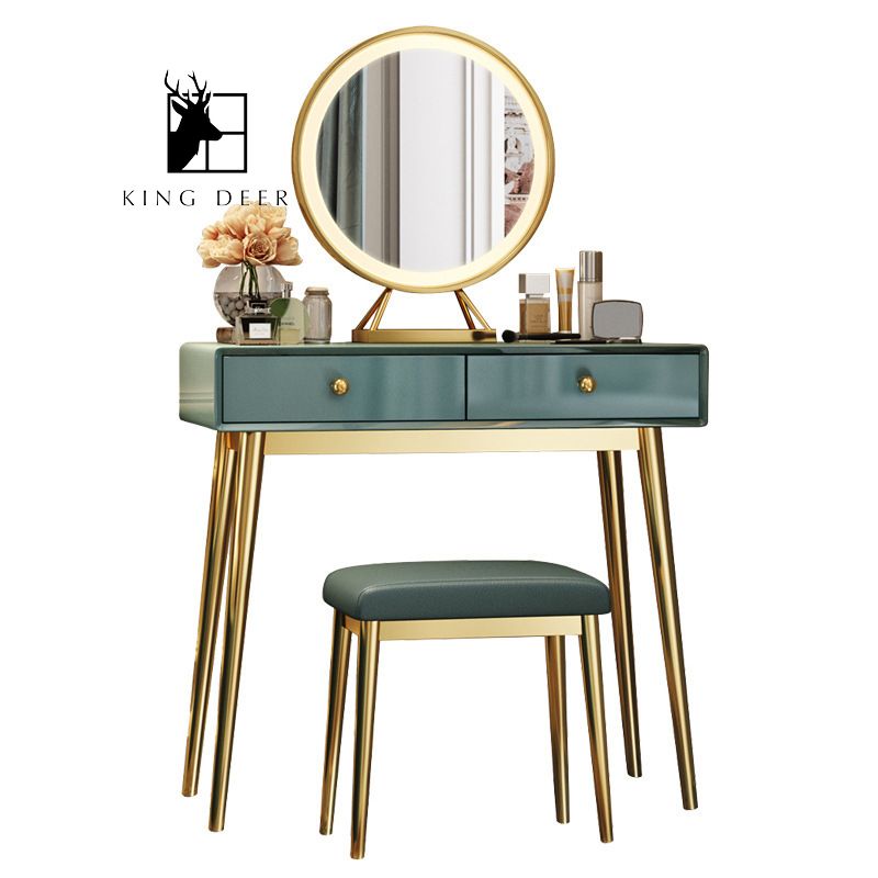 BTD-0291 Bàn trang điểm Jezebel gương LED, BTD-029