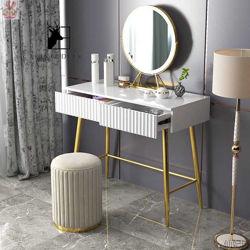 BTD-0312 Bàn trang điểm Laelia gương LED, BTD-031