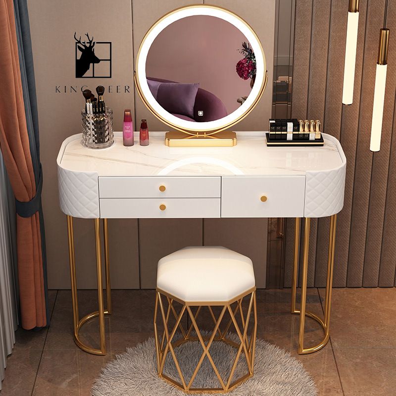 BTD-0339 Bàn trang điểm Amanda gương LED, BTD-033