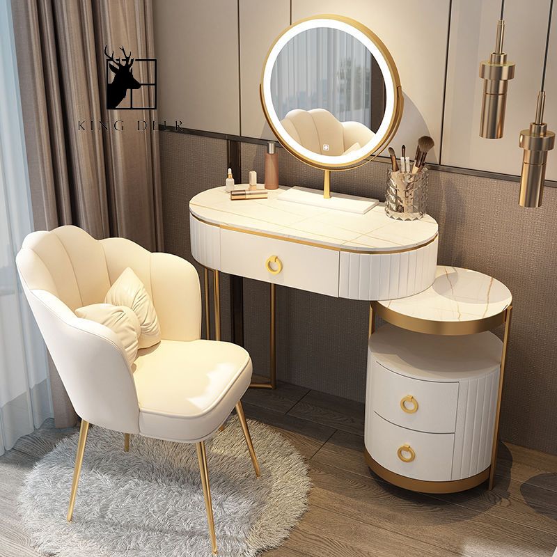 BTD-0344 Bàn trang điểm Ceridwen gương LED, BTD-034