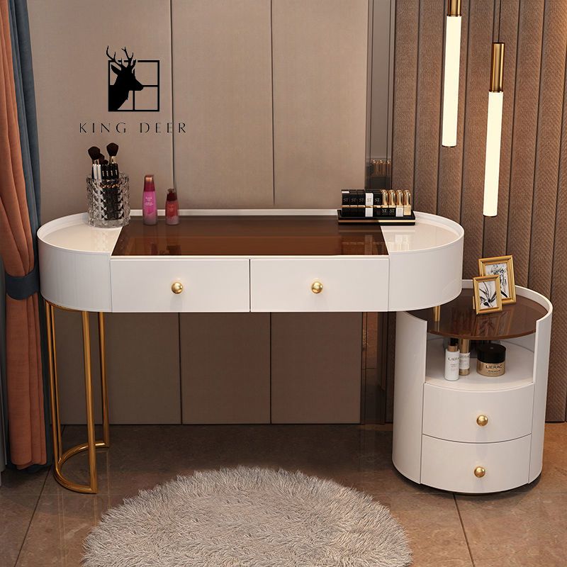 BTD-0371 Bàn trang điểm Christabel gương LED, BTD-037