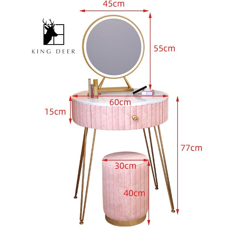 Bàn trang điểm Isolde cho phòng nhỏ, BTD-017
