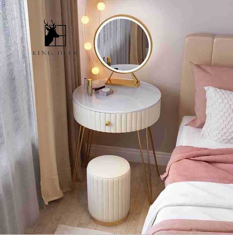 BTD-0472 Bàn trang điểm Isolde cho phòng nhỏ, BTD-017