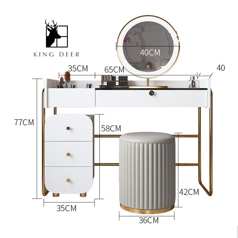 BTD-0512 Bàn trang điểm Miranda hiện đại, BTD-051
