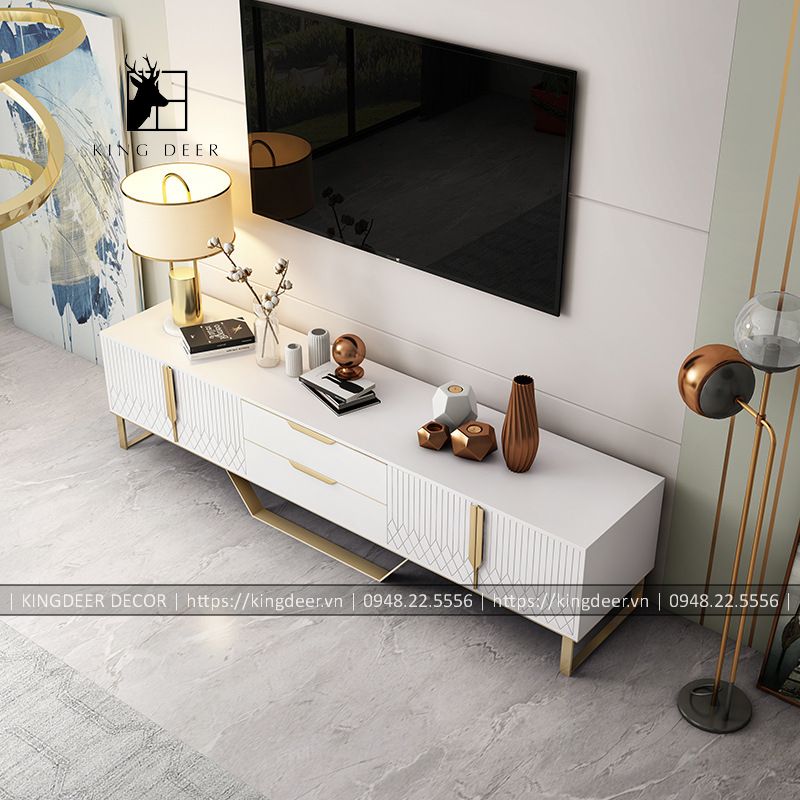 Kệ tivi Callisto phòng khách hiện đại, KTV-010