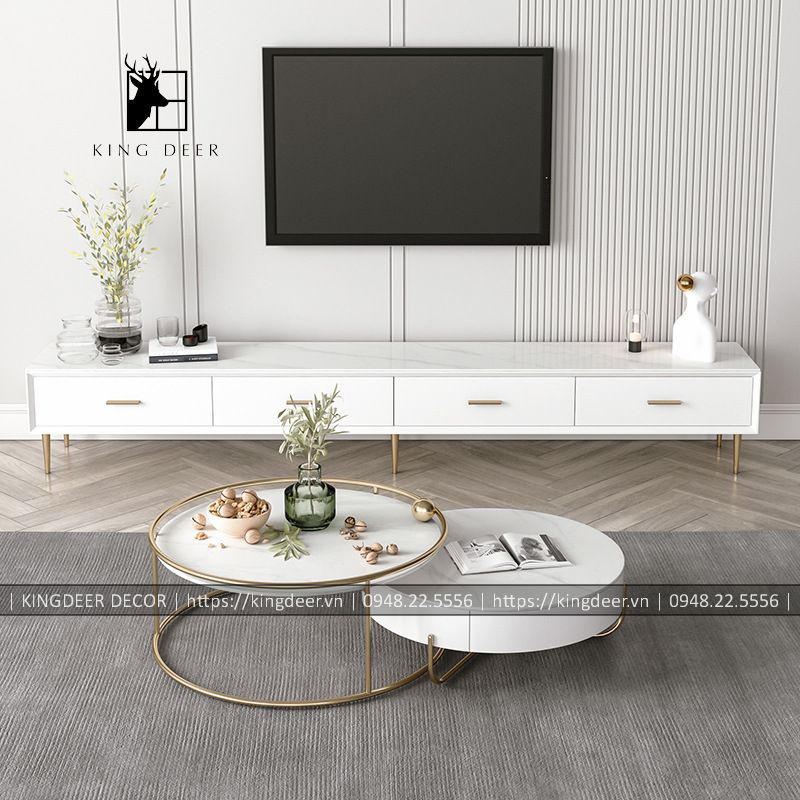 Kệ tivi Cammy phong cách Bắc Âu, KTV-012