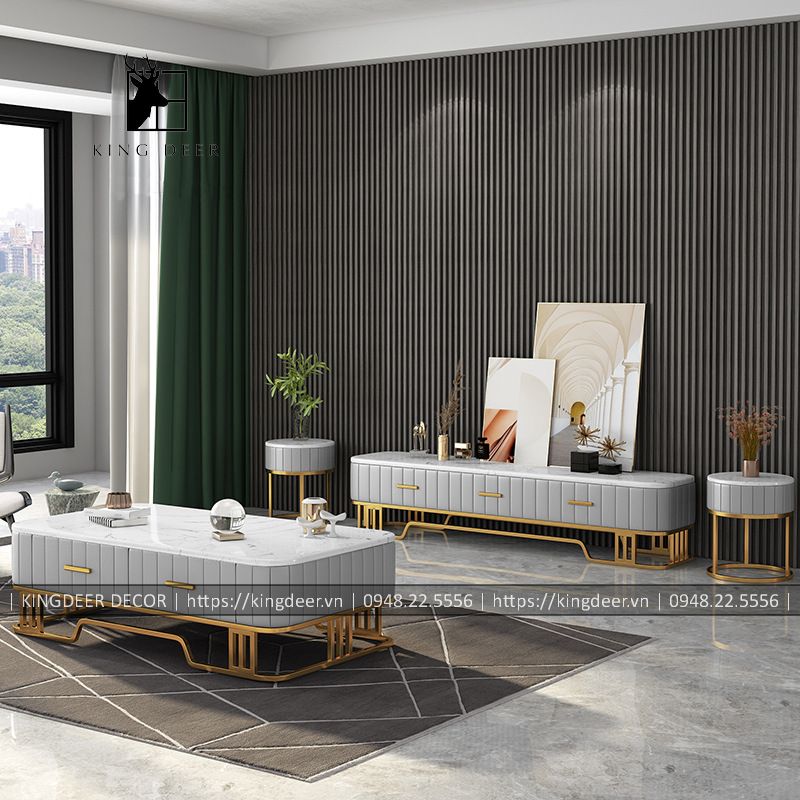 Kệ tivi Charity phong cách Bắc Âu, KTV-023